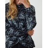 Butterfly Print Knot Top