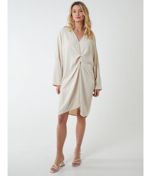 Twist Front Tunic Dress