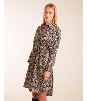 Leopard Shirt Dress