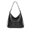 Vegan Leather Tote Bag With Zipper