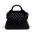 Black Croc Tote Bag