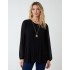 Necklace Pleated Chiffon Top