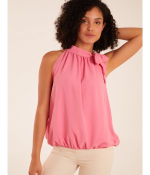 Pussybow Sleeveless Top