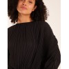 Long Sleeve Pleated Top